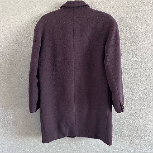 Salvatore Ferragamo Alpaca Wool Long Blazer Coat Made in Italy IT 42 US Size S - Picture 9 of 15